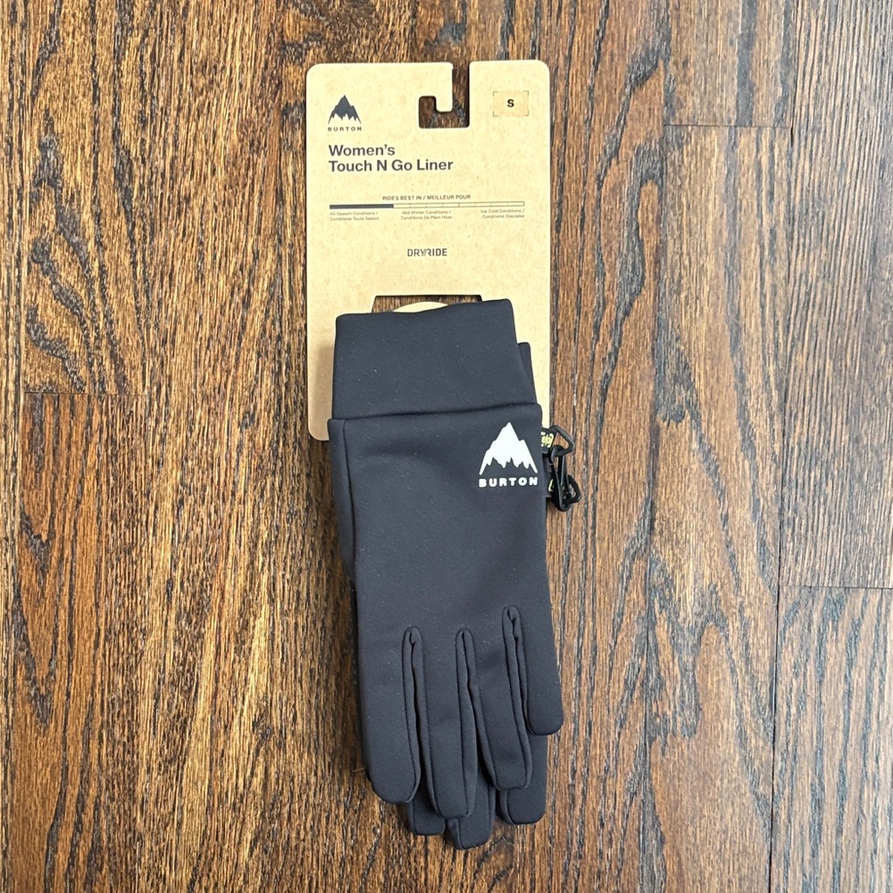 Burton Women's Black Touch N Go Liner Gloves
